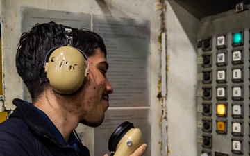 Reagan Sailors conduct daily operations