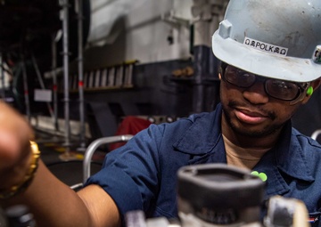 Reagan Sailors conduct daily operations