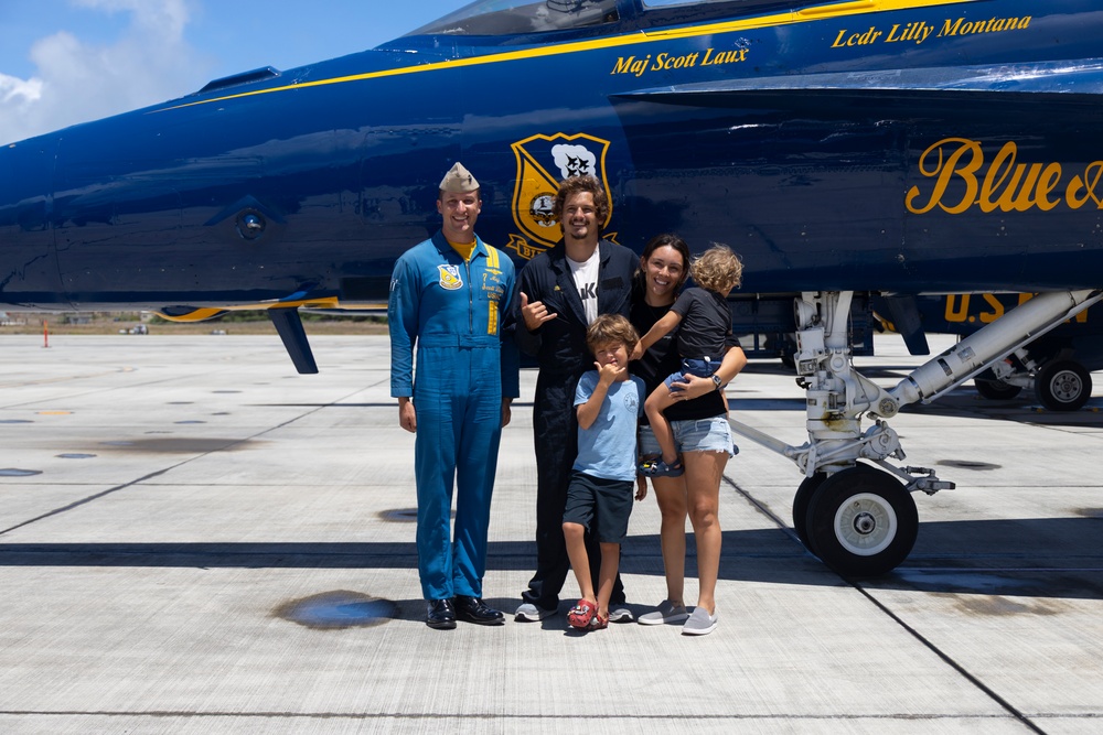 Blue Angels Host Key Influencer and Media Ride-Along at MCBH