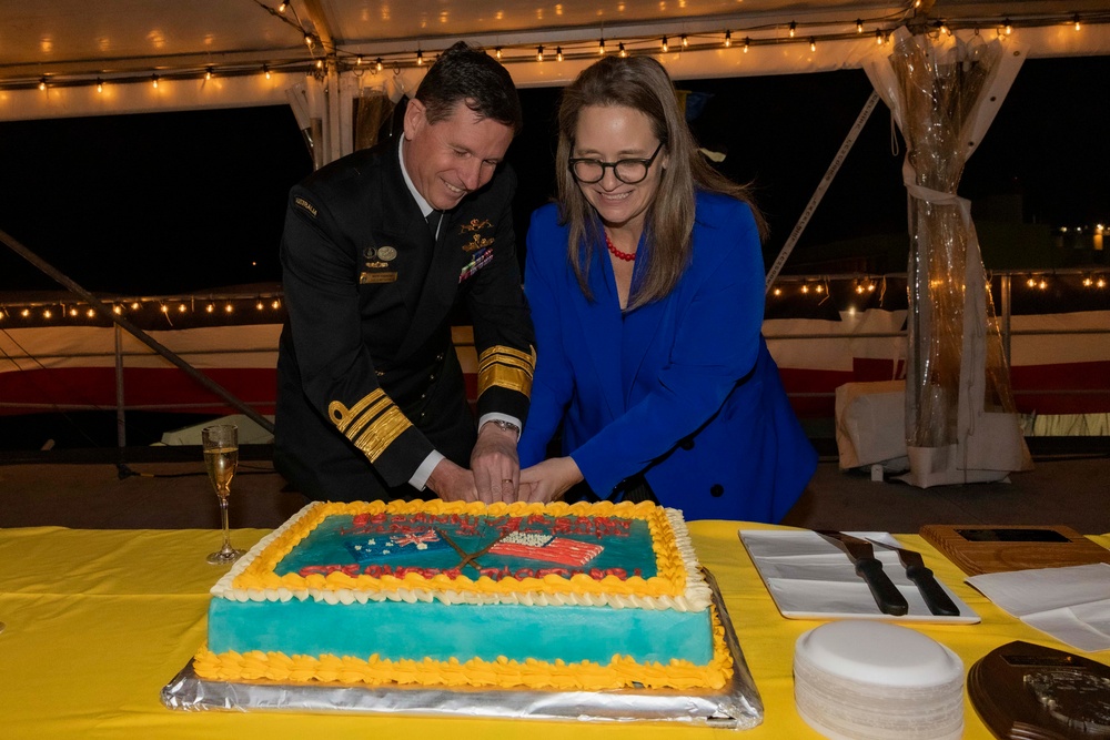 USS Frank Cable hosts reception for 80th anniversary of Victory in the Pacific Day
