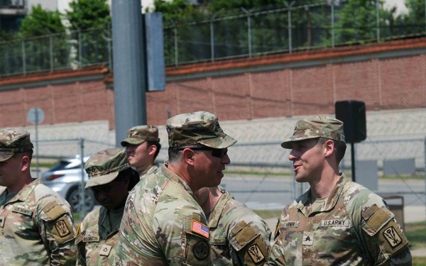 501st Military Intelligence Brigade Formation