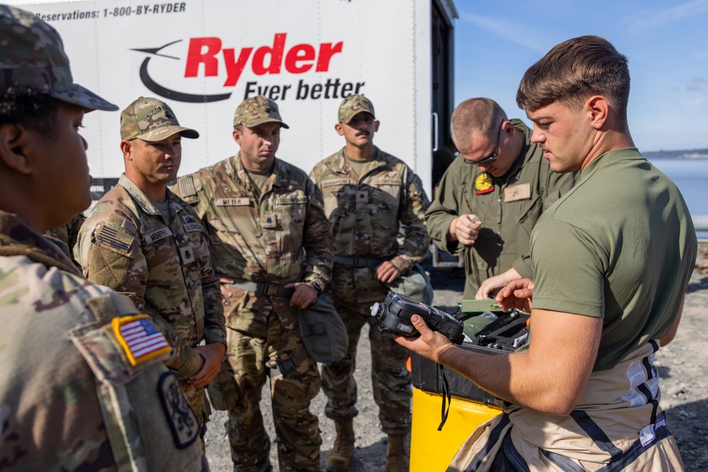 CBIRF Conducts CBRN Training with PSU 311 at Arctic Edge 25