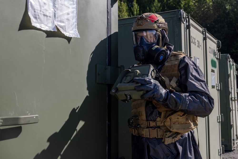 CBIRF Conducts CBRN Training with PSU 311 at AE25