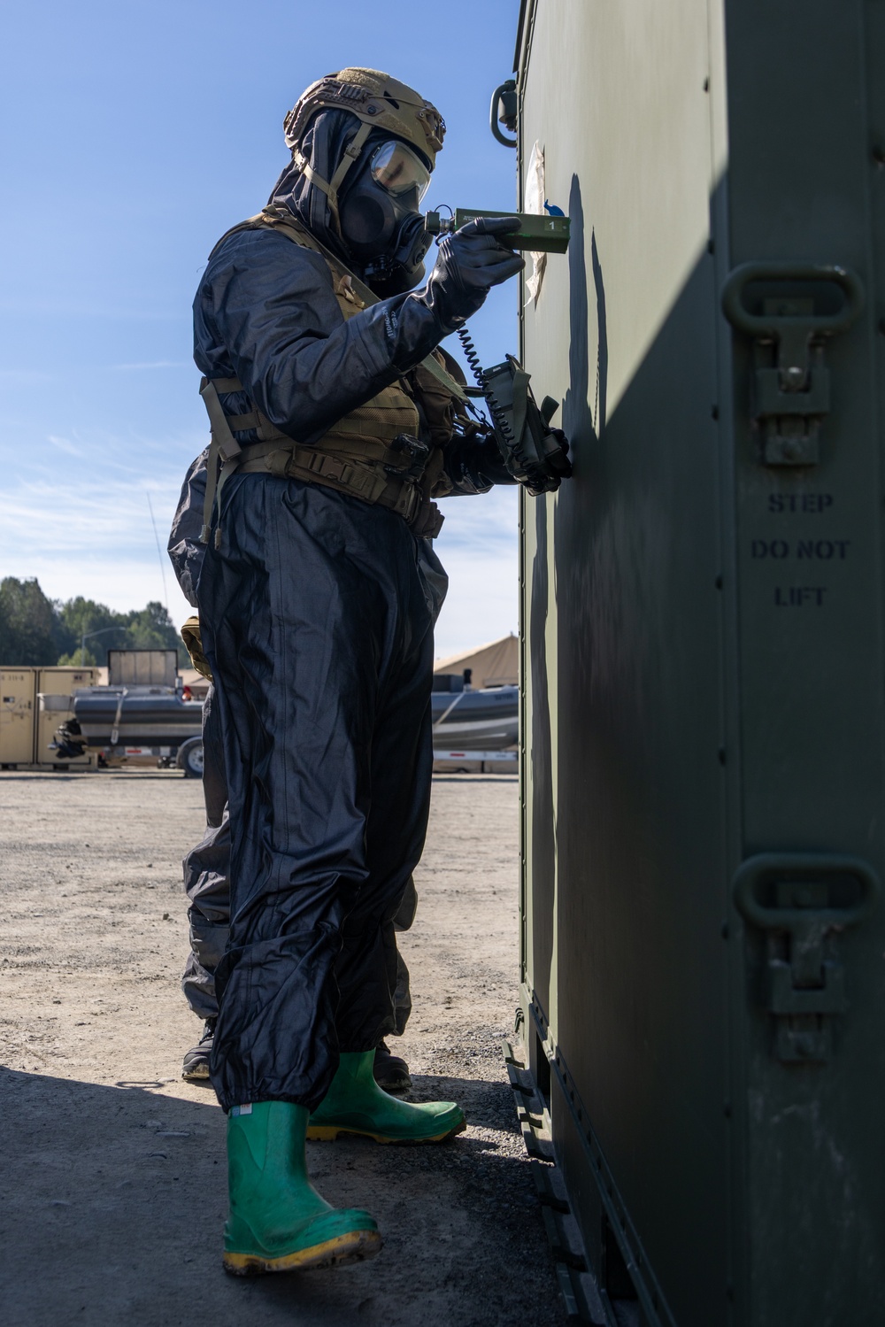CBIRF Conducts CBRN Training with PSU 311 at AE25