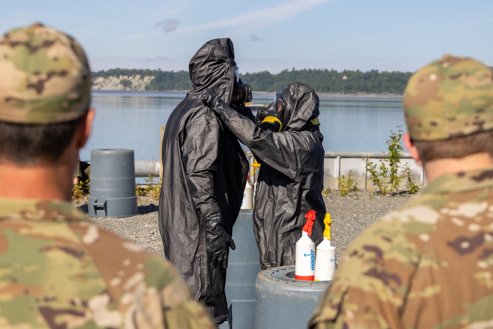CBIRF Conducts CBRN Training with PSU 311 at Arctic Edge 25