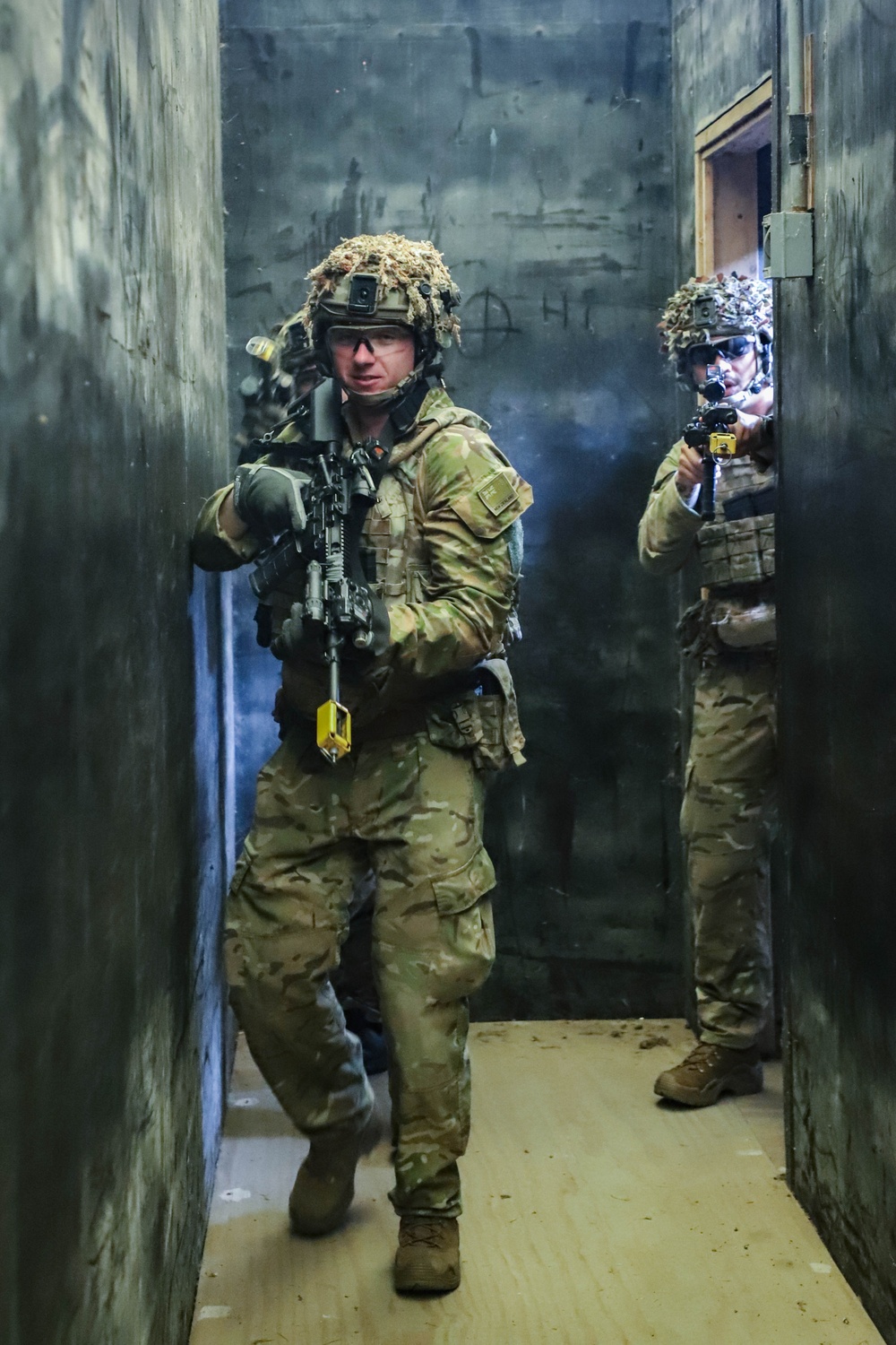 2ID leads shoothouse training with New Zealand Army soldiers.