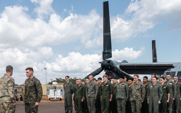 MRF-D 25.3: USINDOPACOM deputy commanding general visits MRF-D Marines