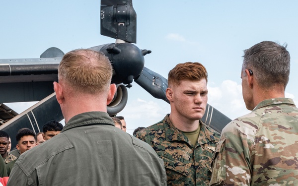 MRF-D 25.3: USINDOPACOM deputy commanding general visits MRF-D Marines