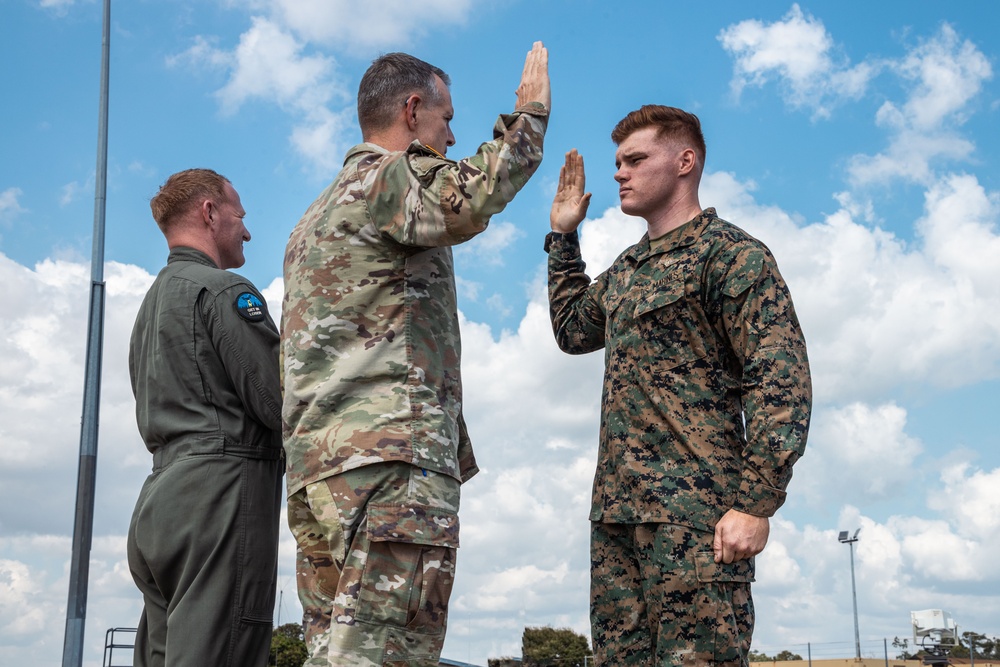 MRF-D 25.3: USINDOPACOM deputy commanding general visits MRF-D Marines