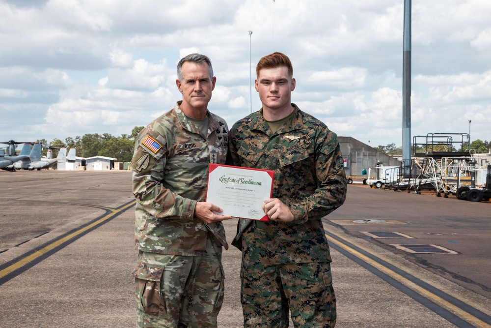 MRF-D 25.3: USINDOPACOM deputy commanding general visits MRF-D Marines