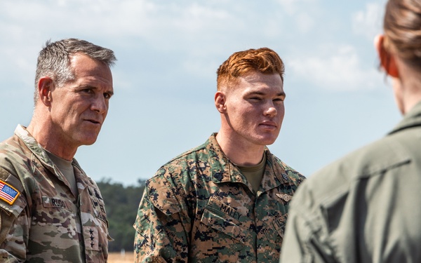 MRF-D 25.3: USINDOPACOM deputy commanding general visits MRF-D Marines