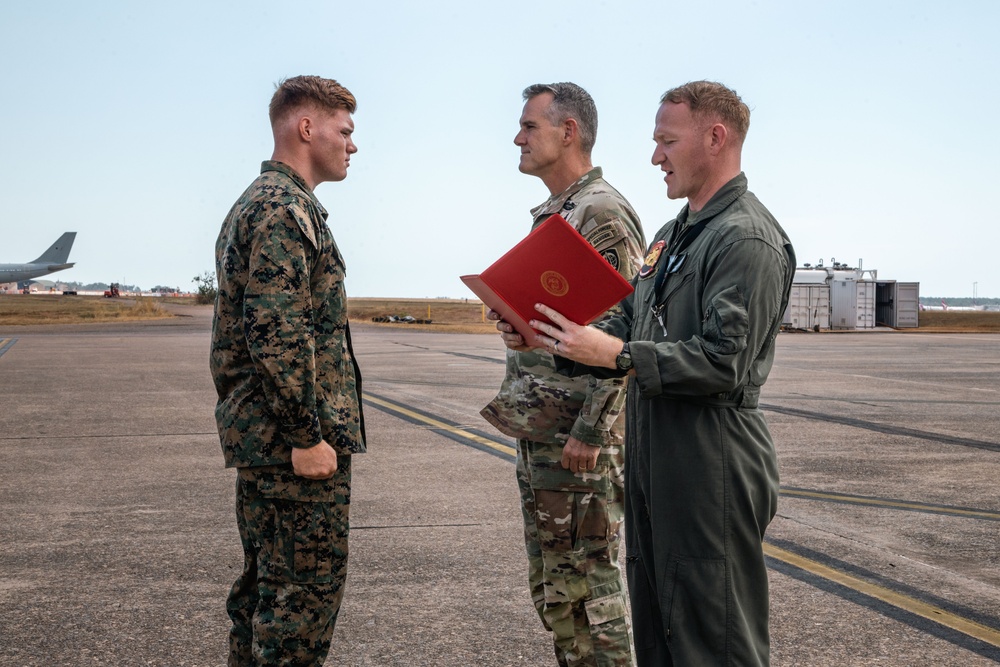 MRF-D 25.3: USINDOPACOM deputy commanding general visits MRF-D Marines