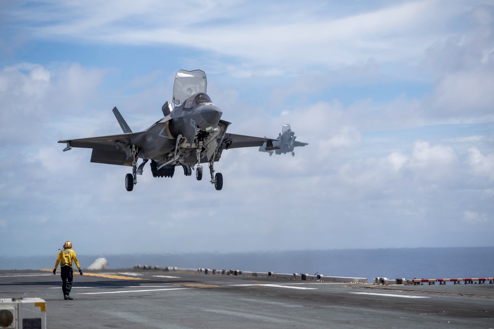 USS America (LHA 6) Conducts Flight Operations