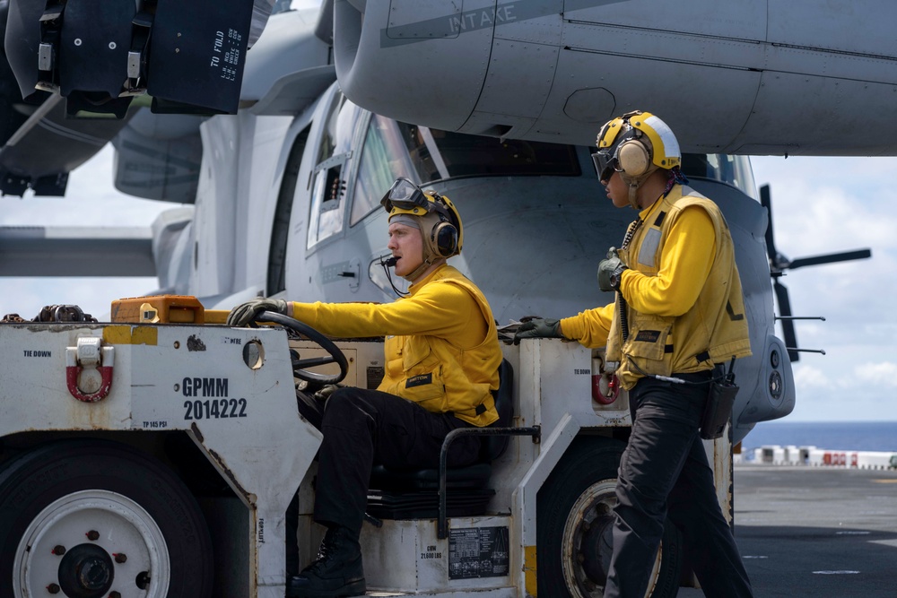 USS America (LHA 6) Conducts Flight Operations