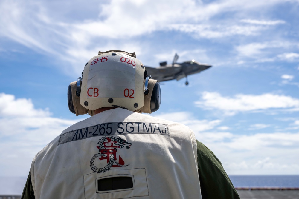 USS America (LHA 6) Conducts Flight Operations