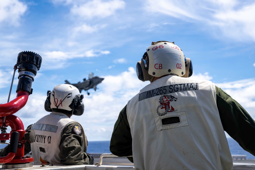 USS America (LHA 6) Conducts Flight Operations