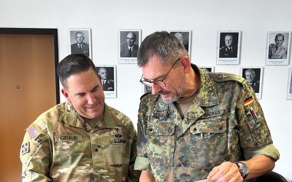 German and U.S. military medical leaders meet to discuss interoperability and cooperation