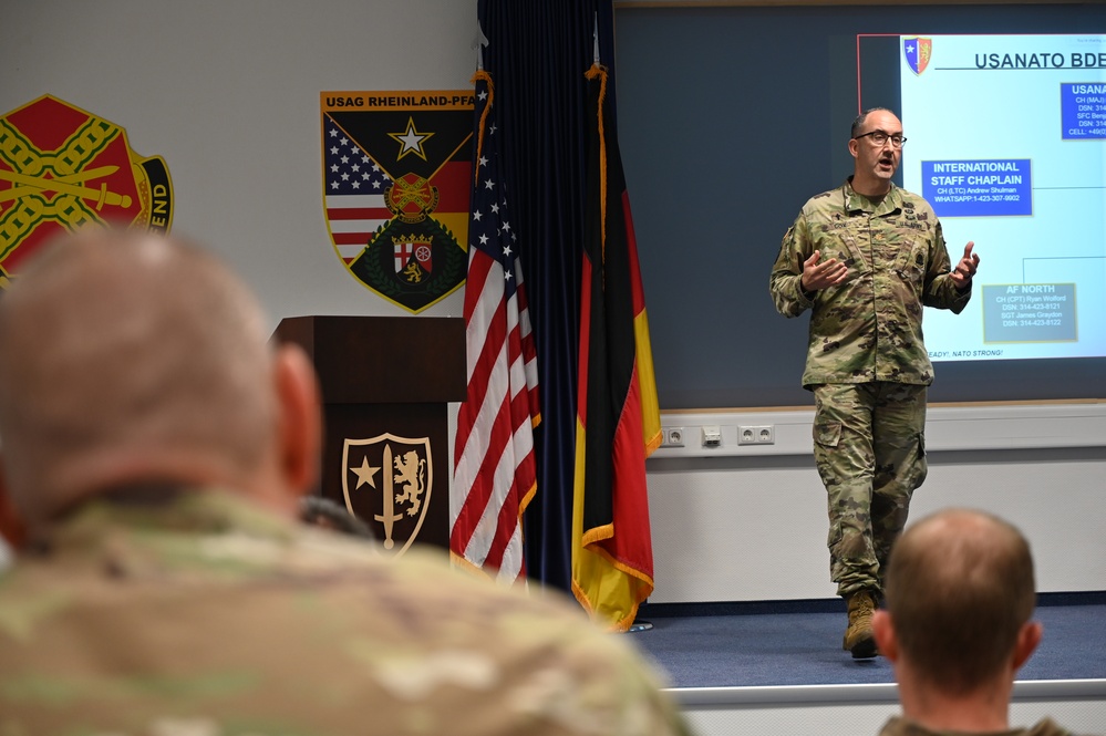 U.S. Army NATO hosts readiness event for senior officers