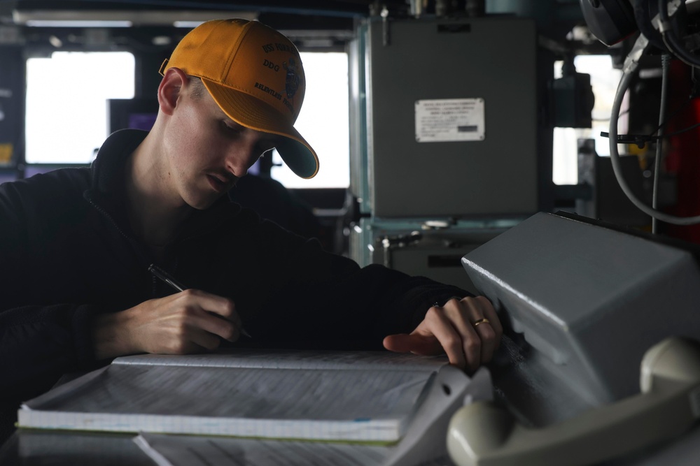 USS FORREST SHERMAN (DDG 98) DAILY OPS.
