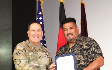 U.S. Army Civilian recognized for 20 years of service