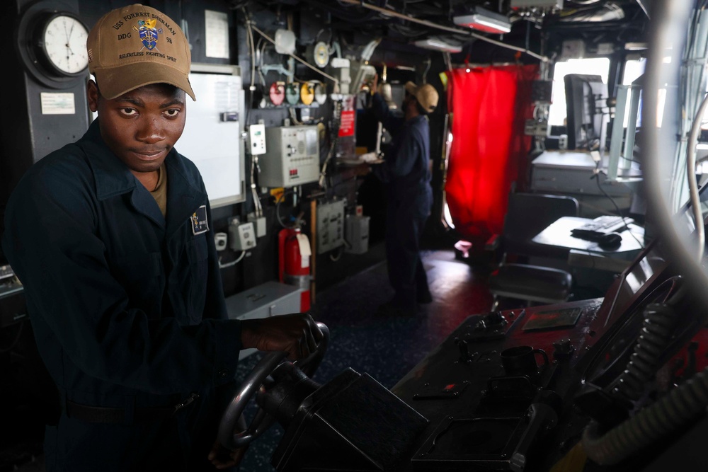 USS FORREST SHERMAN (DDG 98) DAILY OPS.