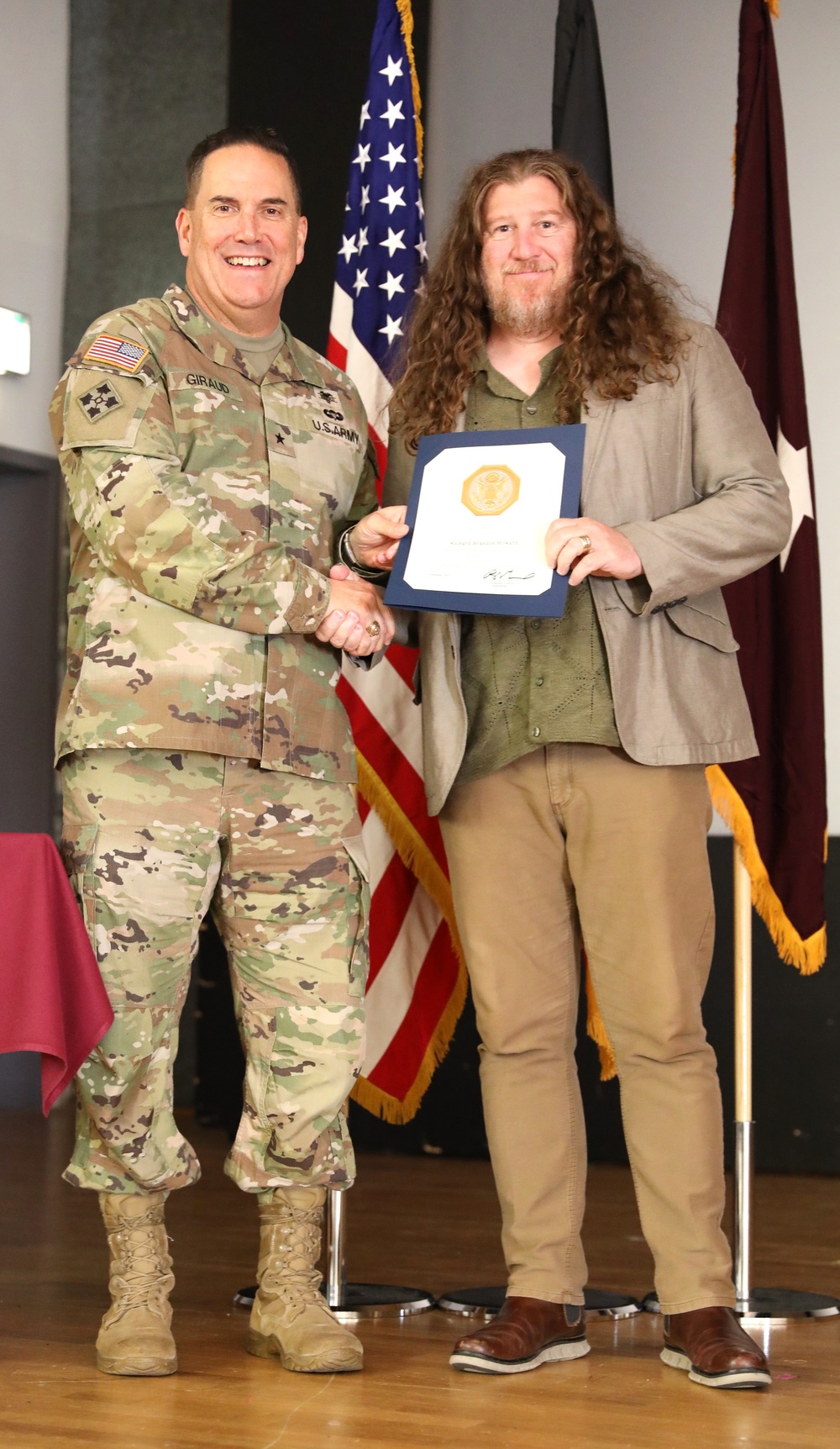 U.S. Army Civilian recognized for 30 years of service