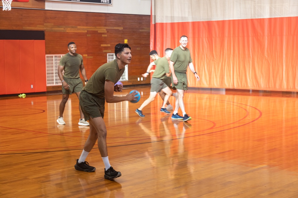 CLR-37 Conducts Regimental Run, Dodgeball Event