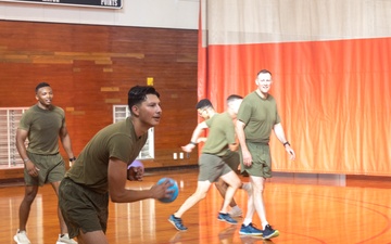 CLR-37 Conducts Regimental Run, Dodgeball Event