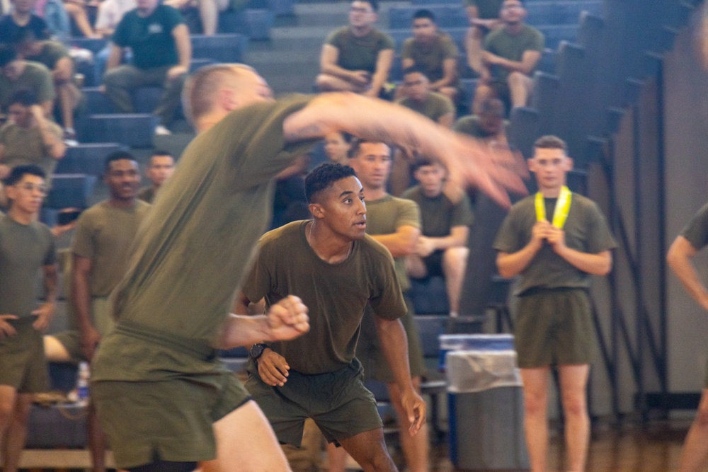 CLR-37 Conducts Regimental Run, Dodgeball Event