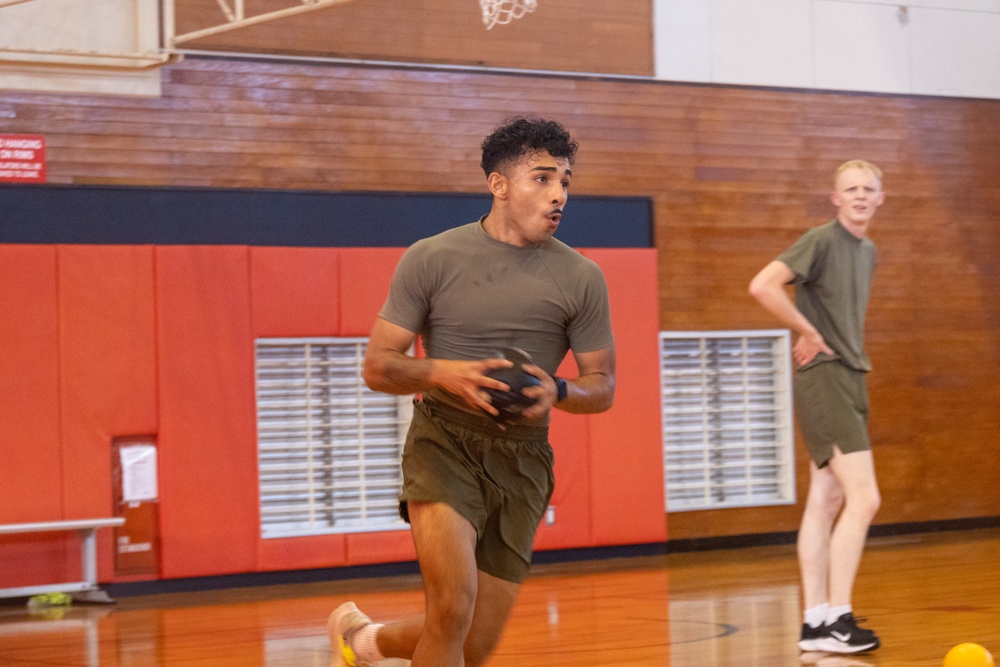CLR-37 Conducts Regimental Run, Dodgeball Event