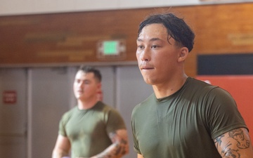 CLR-37 Conducts Regimental Run, Dodgeball Event