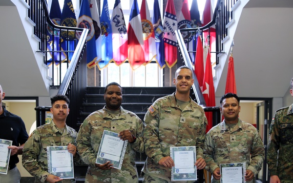 2d TSB Soldiers receive German Schützenschnur