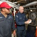 Sailors aboard the USS John Finn conduct a general quarters drill in the Andaman Sea