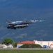 F-16 Fighting Falcons take off from Aviano Air Base