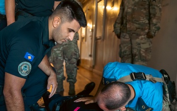 KFOR RC-E Provides Tactical Combat Casualty Care Course for Kosovo Police