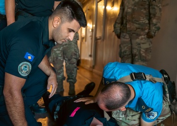 KFOR RC-E Provides Tactical Combat Casualty Care Course for Kosovo Police