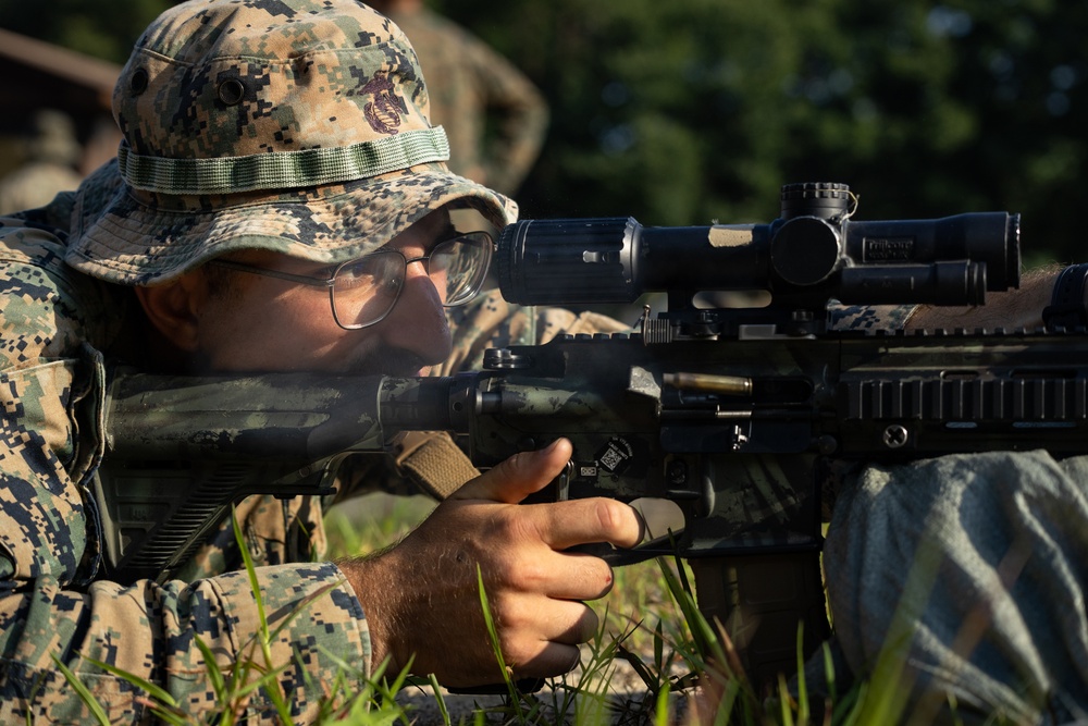 2/23 Marines and ROK Marines Conduct Bilateral Zeroing Range
