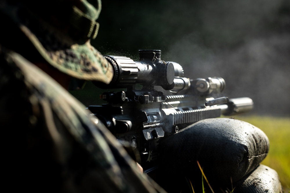2/23 Marines and ROK Marines Conduct Bilateral Zeroing Range