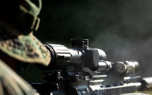 2/23 Marines and ROK Marines Conduct Bilateral Zeroing Range