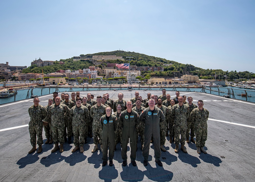 U.S. 6th Fleet embarks USS Mount Whitney