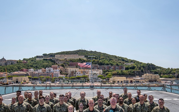 U.S. 6th Fleet embarks USS Mount Whitney