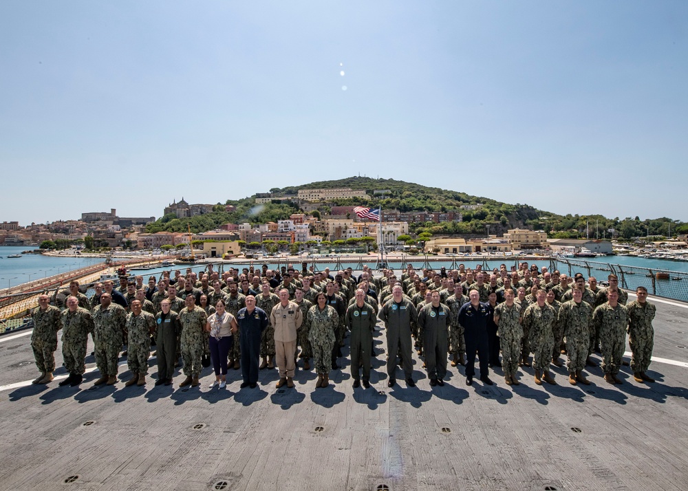 U.S. 6th Fleet embarks USS Mount Whitney