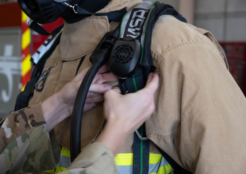 Laughlin leadership partake in live fire exercise