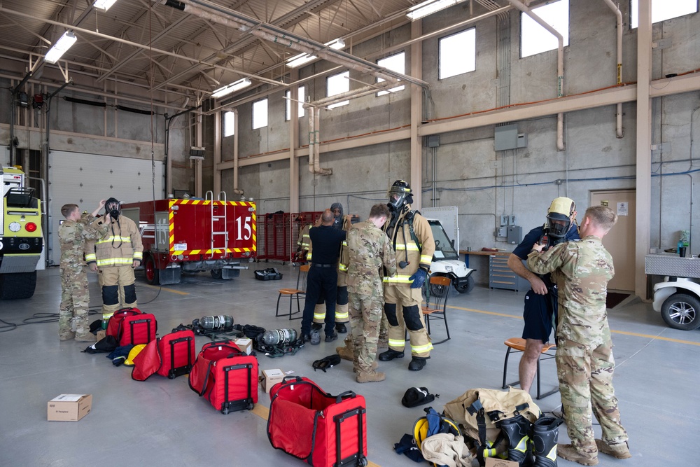 Laughlin leadership partake in live fire exercise