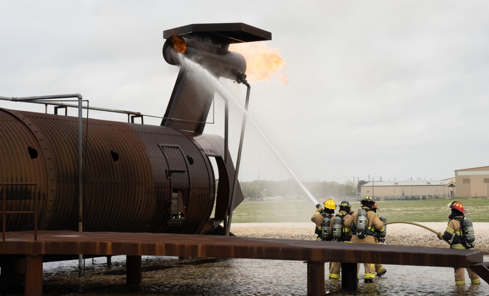 Laughlin leadership partake in live fire exercise