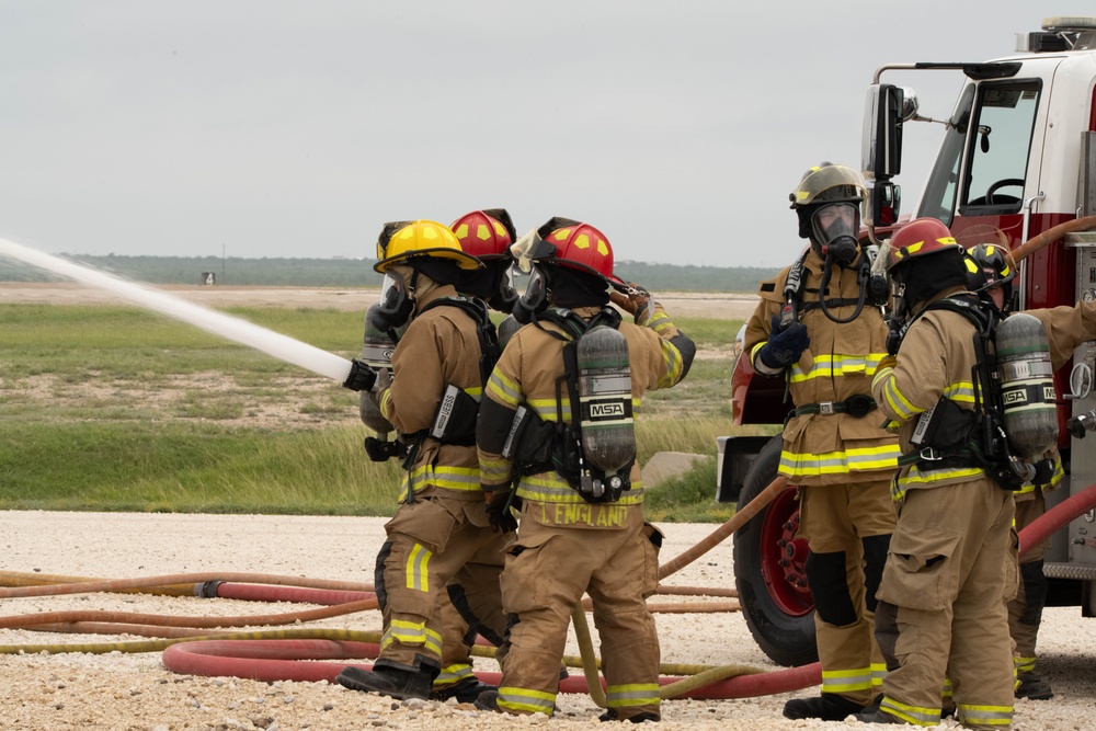 Laughlin leadership partake in live fire exercise