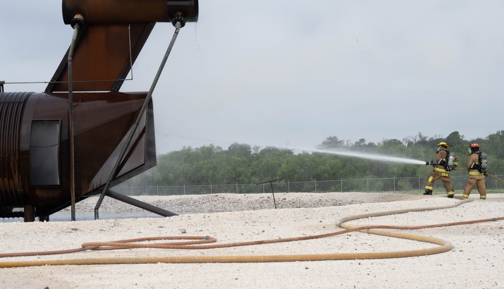 Laughlin leadership partake in live fire exercise
