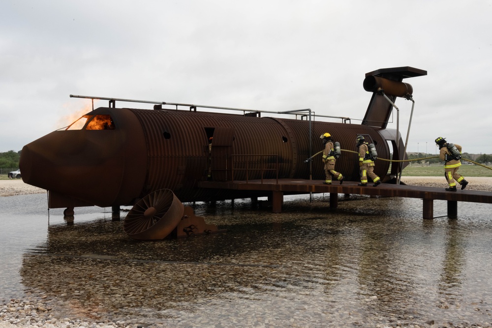Laughlin leadership partake in live fire exercise