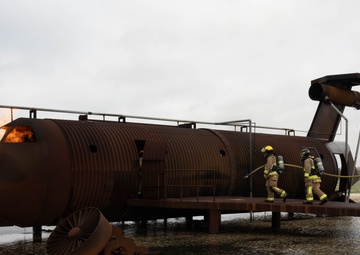 Laughlin leadership partake in live fire exercise