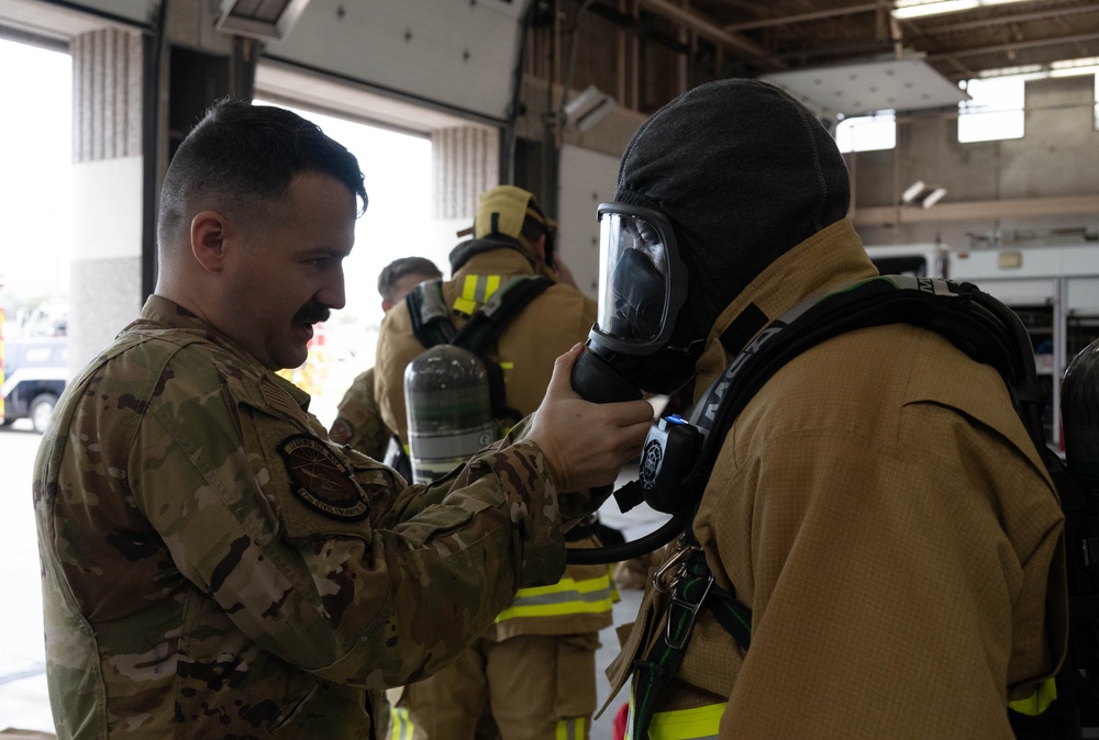 Laughlin leadership partake in live fire exercise